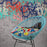 Wallpaper Mural Matt Grey Grafitti Concrete Effect Removable Washable	4.45m² - Image 2