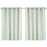 Eyelet Curtain Pair Light Grey Geo Cubes Lightweight Modern (W)228 (L)228cm, - Image 3