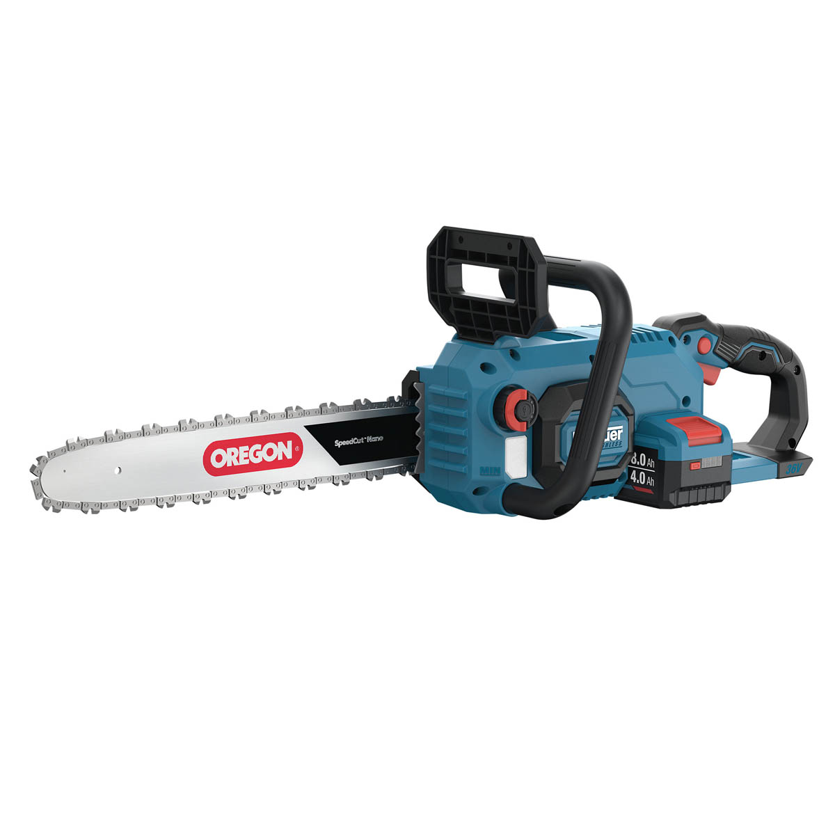 Erbauer Chainsaw Cordless 36V 8.0/4.0Ah Li-Ion ERT1038CHN Wood 400mm Cutter - Image 1
