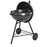 Charcoal Barbecue Grill Smoker Round Black Portable Wheeled Steel With Handle - Image 3