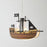 Pendant Ceiling Light LED Pirate Ship Plastic Steel Matt Brown (Dia)422mm - Image 4