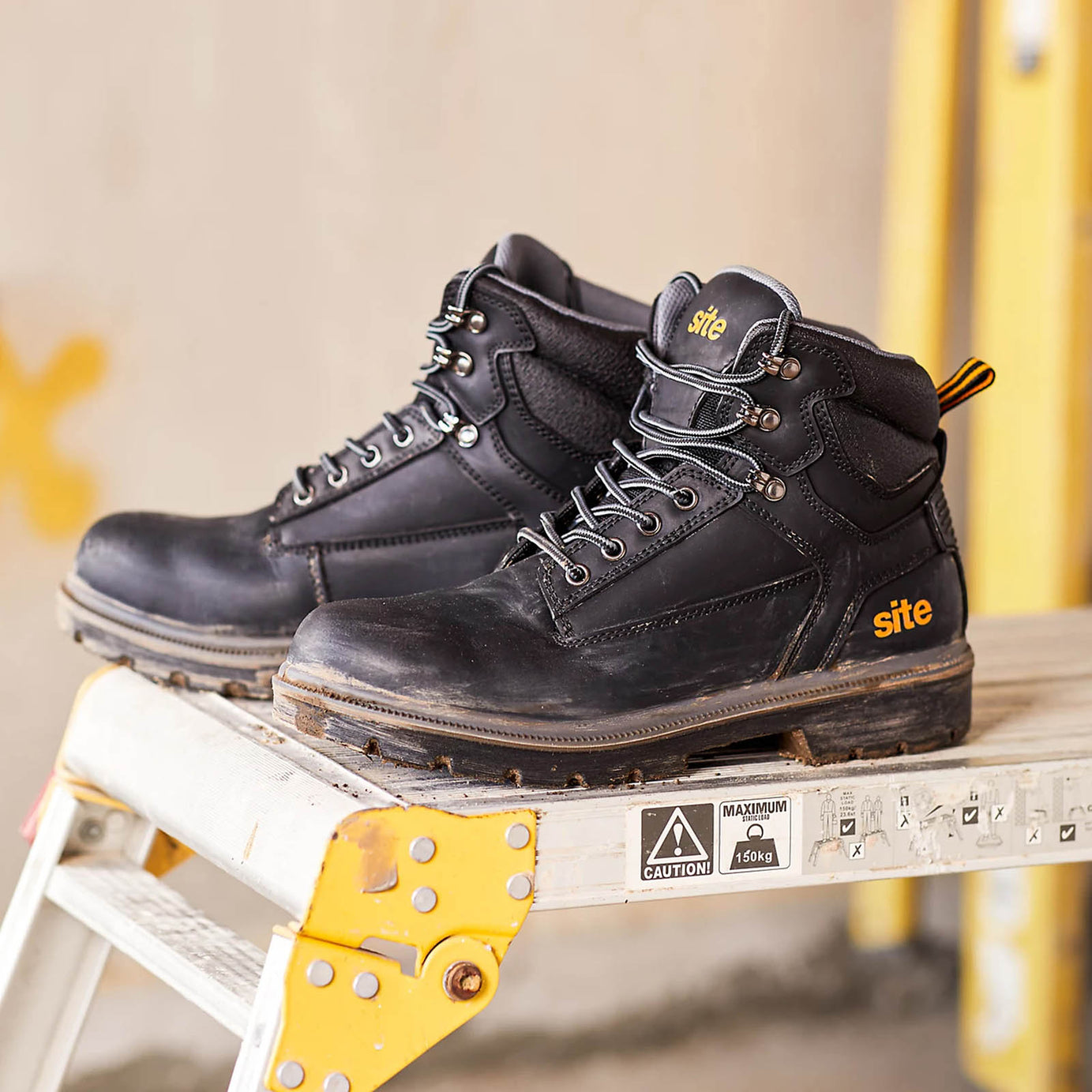 Site Marble 2.0 Safety Boots Black Steel Toe Work Footwear Shoes Size 9 - Image 8
