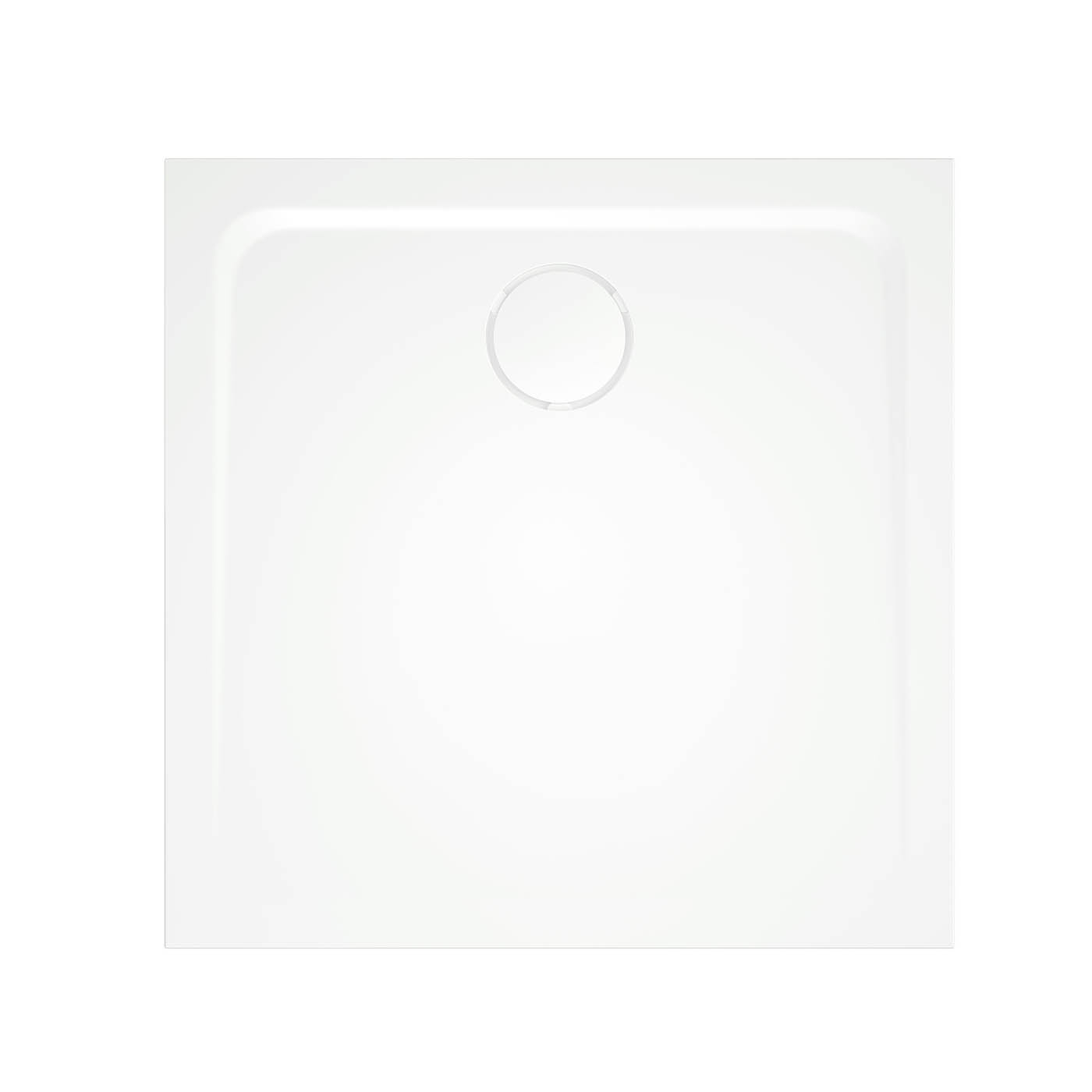 Teesta Shower Tray White Square Bathroom Non-Slip (L)900 (W)900 (H) 27mm - Image 3