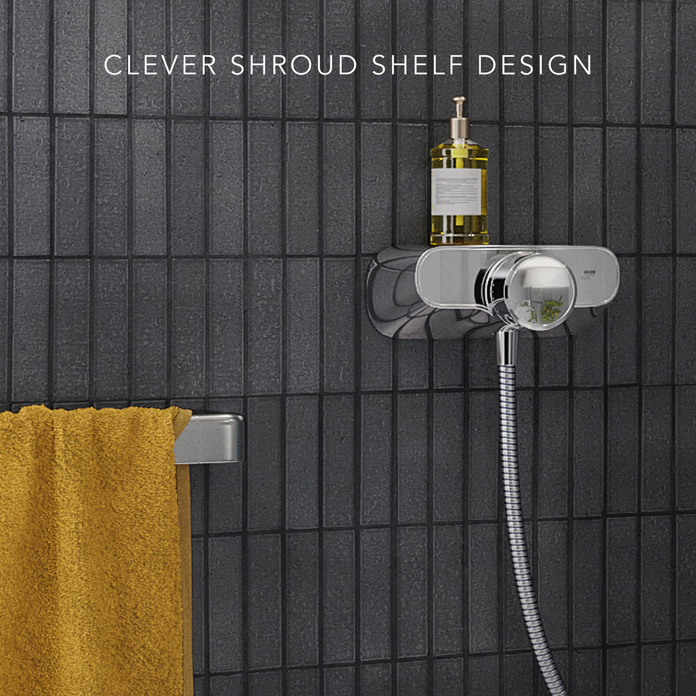 Mira Form Chrome effect Rear fed Thermostatic Mixer Shower & 1.25m hose length - Image 10