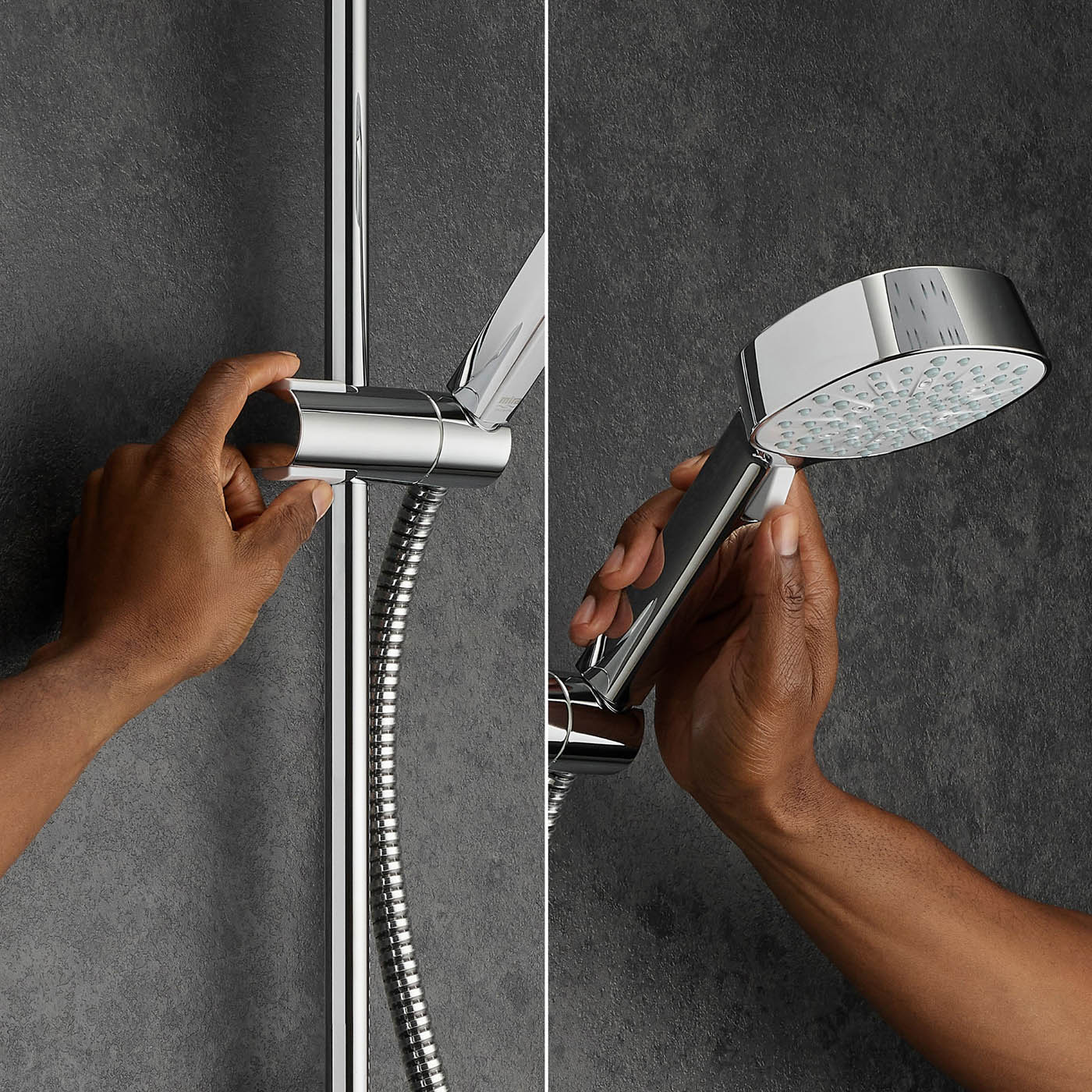 Mira Form Chrome effect Rear fed Thermostatic Mixer Shower & 1.25m hose length - Image 5