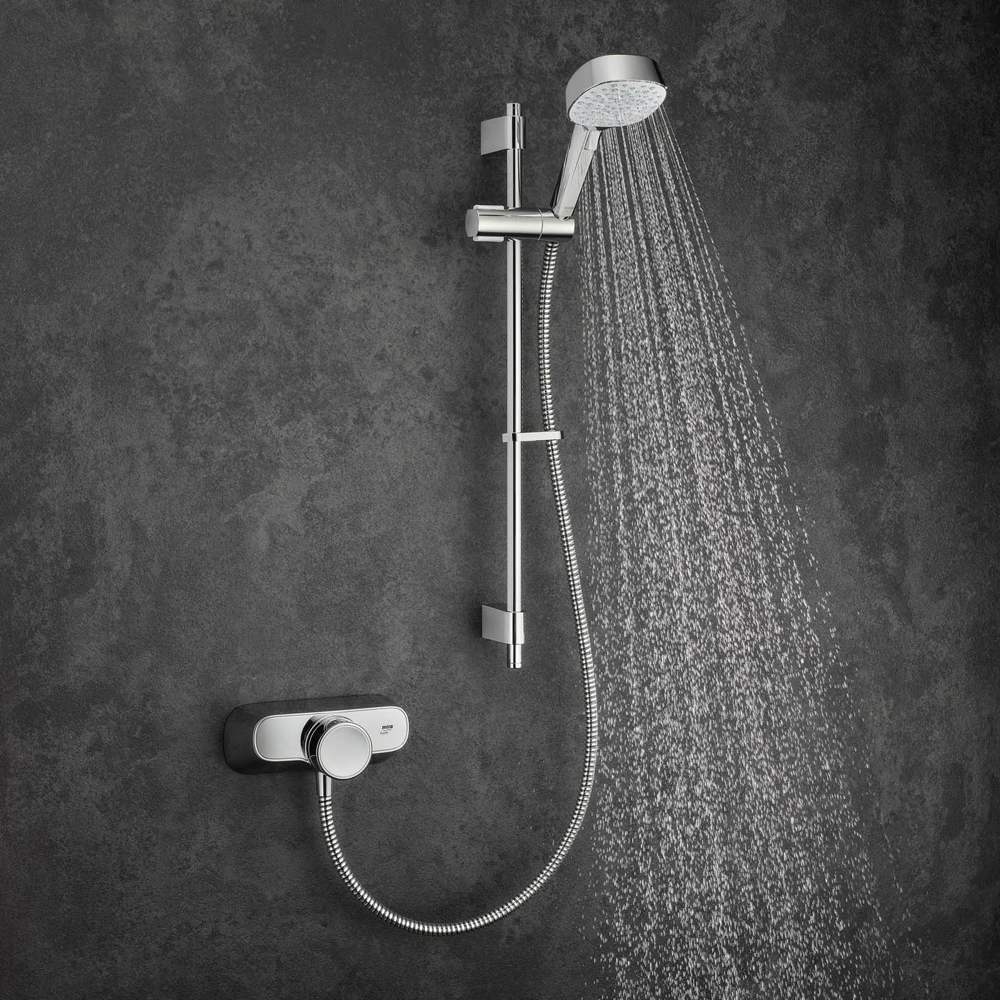 Mira Form Chrome effect Rear fed Thermostatic Mixer Shower & 1.25m hose length - Image 8