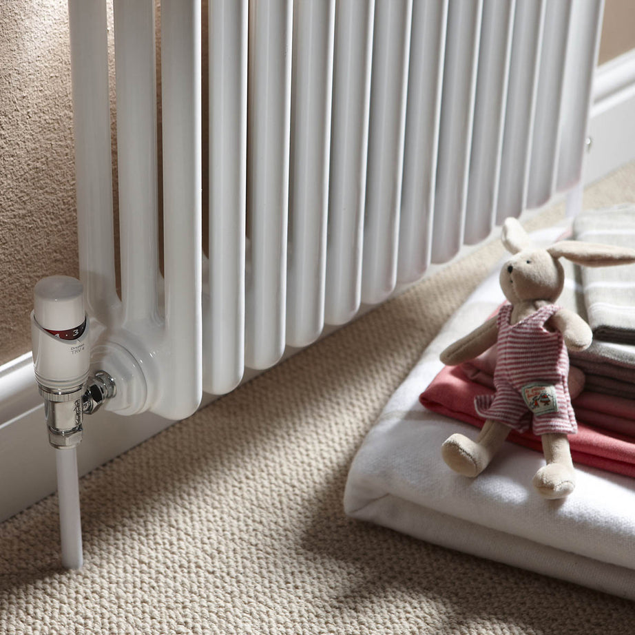 Drayton Radiator Valve Thermostatic TRV 15mm Angled White Bidirectional - Image 3