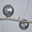 LED Pendant Ceiling Light Retro Satin Nickel Effect 5 Way Modern (Dia)800mm - Image 4