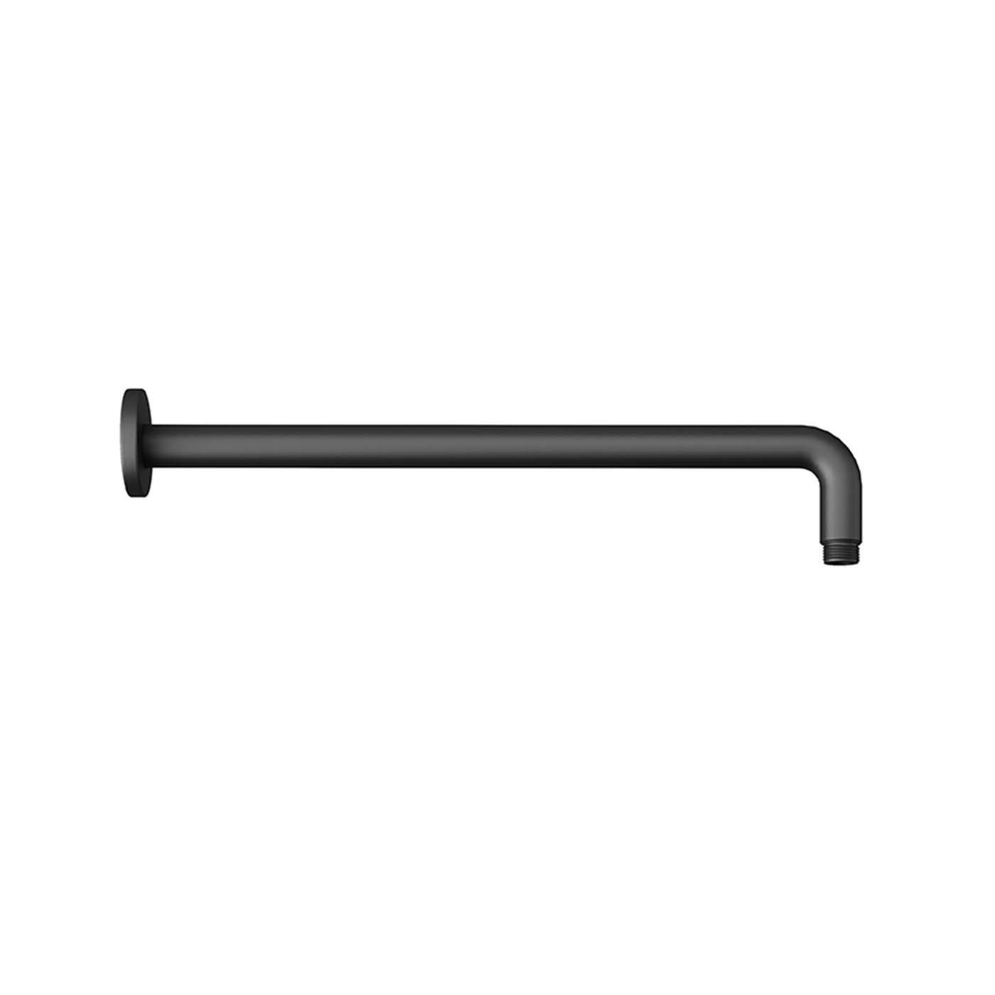 Aquadry Oria Matt Black Wall-mounted Shower arm - Image 1