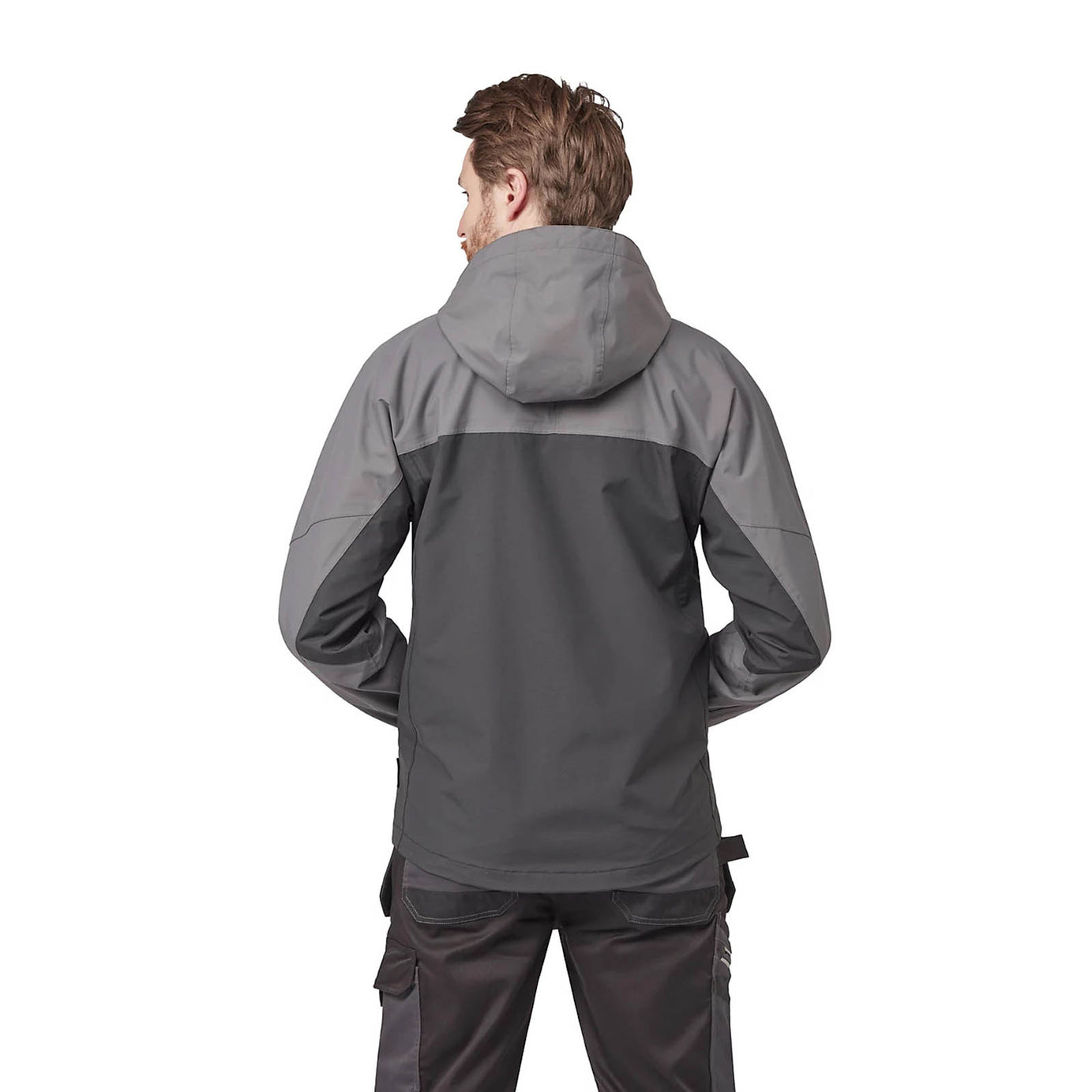 Site Messner Work Jacket Black Grey Medium Heavy Duty Workwear - Image 7