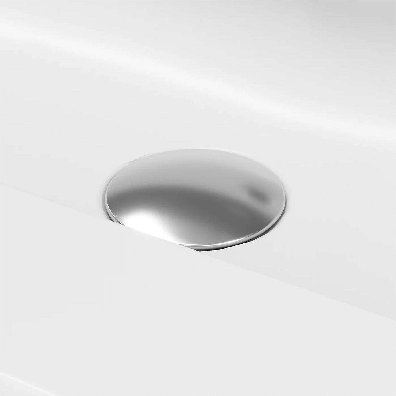 GoodHome Levanna Gloss White Rectangular Vanity Basin (W)80.6cm - Image 8