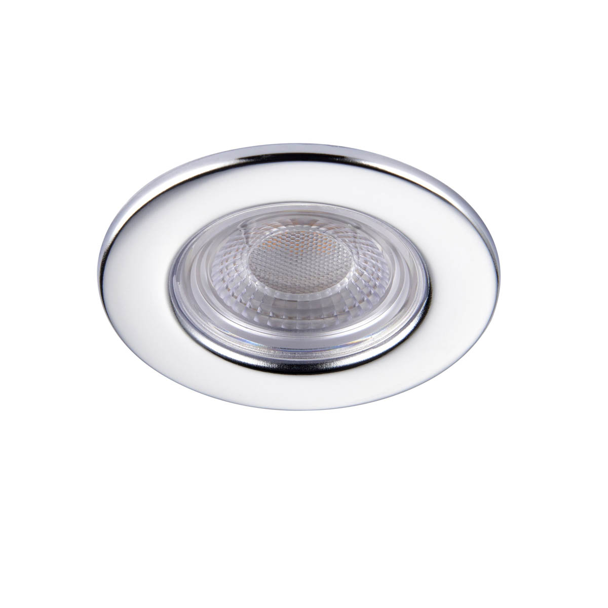 Downlight LED Neutral White Metal Plastic Chrome Effect Dimmable Recessed 6 Pack - Image 3