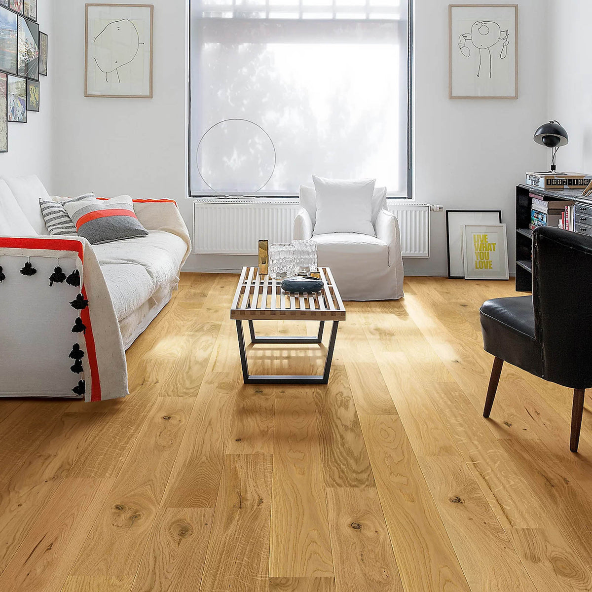 Quick-Step Cadenza Engineered Wood Flooring Natural Oak 0.983m² Pack - Image 2