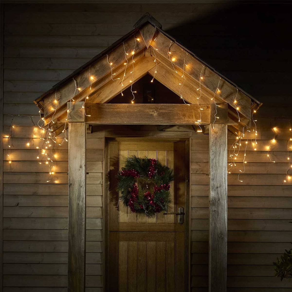 LED Fairy Lights Icicle Christmas Classic Warm White Indoor Outdoor Decoration - Image 1
