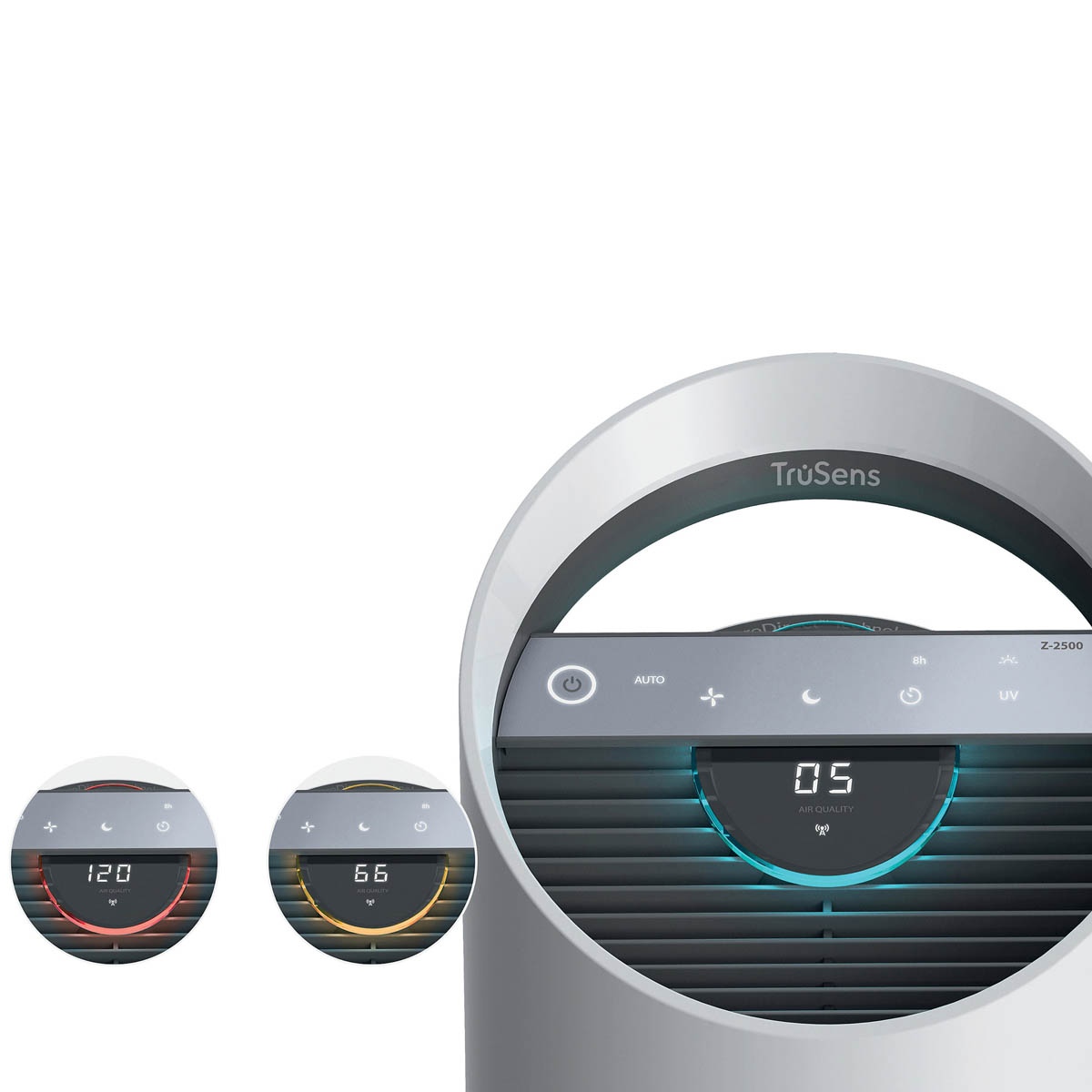 Leitz TruSens Air Purifier Smart Z-2500H Hepa 4 Speeds Plastic White Medium - Image 7