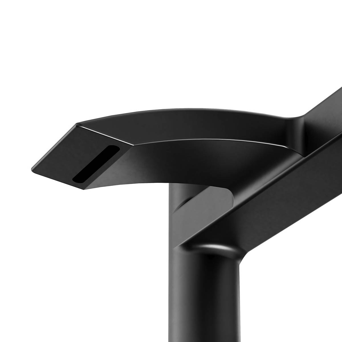 Bath Filler Tap Mixer Matt Black Double Lever ¼ Turn Waterfall Modern Bathroom - Image 6