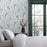 Next Wallpaper Chinoiserie Bird Trail Duck Egg Matt Smooth Modern 5.3m² - Image 2