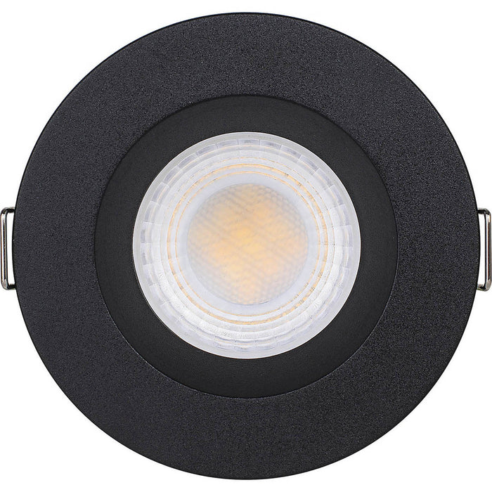 Luceco Downlight LED Warm White FType Mk2 Matt Black Steel Dimmable Pack of 6 - Image 4