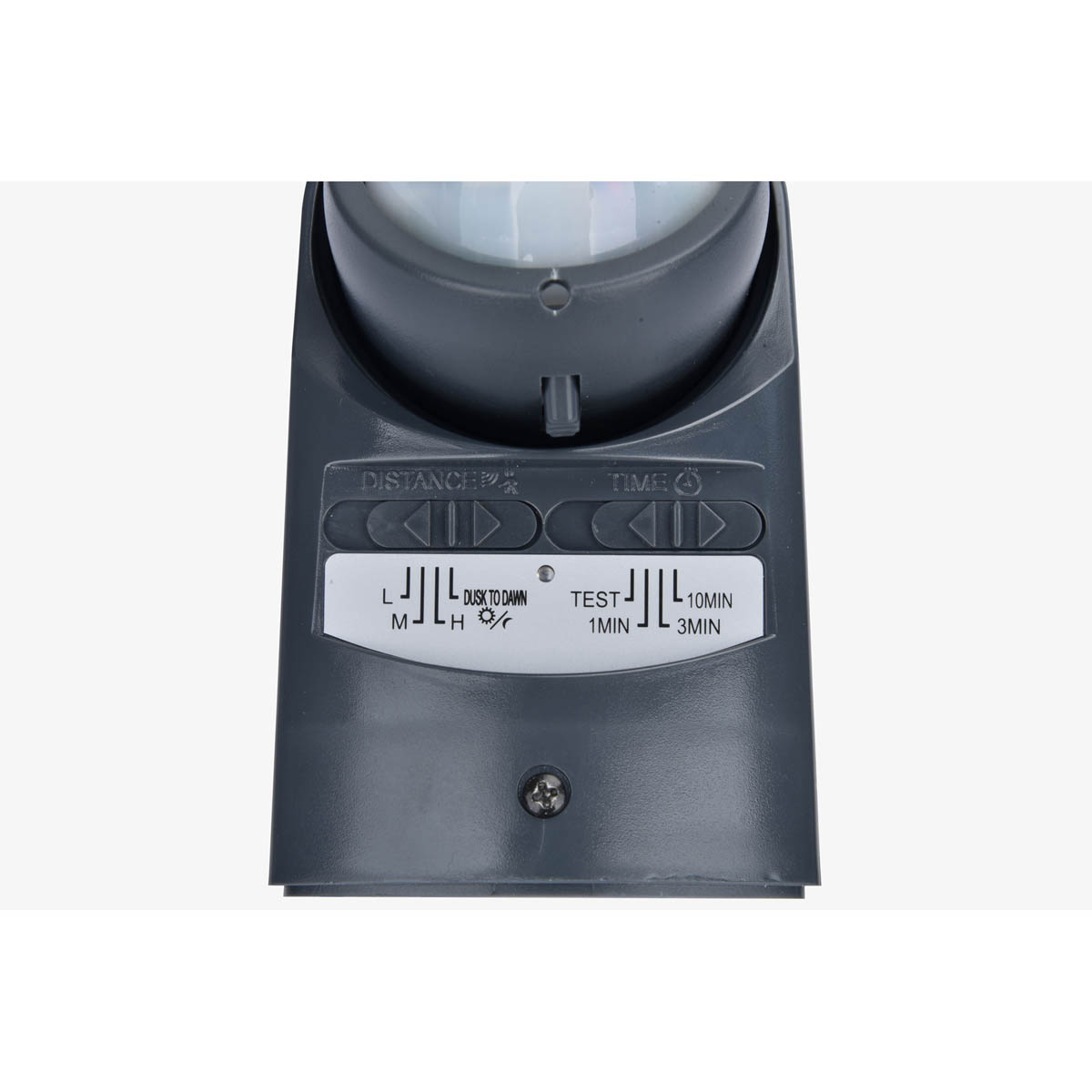 Outdoor Floodlight Integrated LED PIR Plastic Grey Adjustable White Light - Image 4