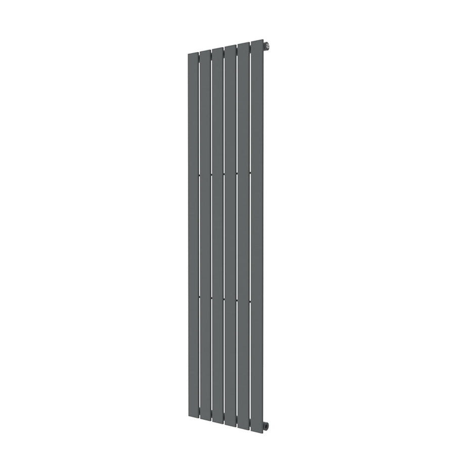 Designer Radiator Anthracite Vertical Steel Flat Panel Column (H)180x(W)45.2cm - Image 1
