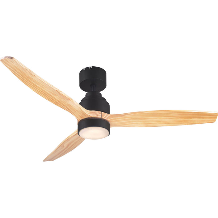 LED Ceiling Fan Light Dimmable Wooden Modern 6 Speed Remote Control Bedroom - Image 3