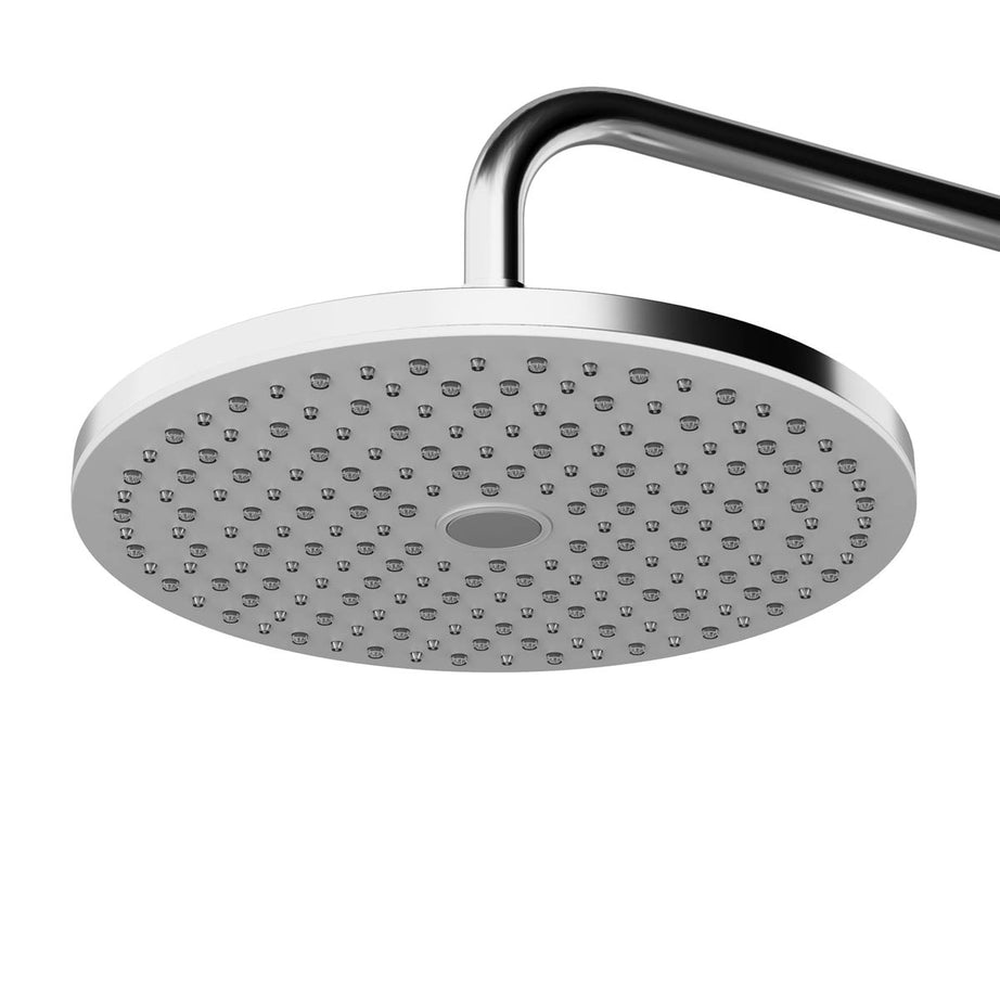 Bathroom Thermostatic Mixer Shower Chrome 3 Spray Pattern Round Twin Head - Image 4