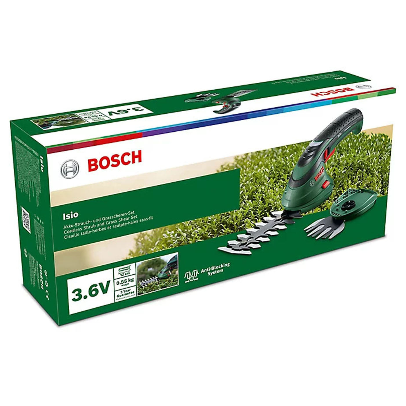 Bosch Shrub And Grass Shear Cordless 3.6V 1.5Ah Li-Ion ISIO3 120mm Compact - Image 8
