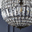 LED Ceiling Light Pendant Crystal Ball Matt Bronze Living Bedroom Chandelier - Image 5