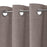 Curtains Lined Eyelet Ring Top Taupe Plain Ready Made Pair (W)167x(L)228cm - Image 3