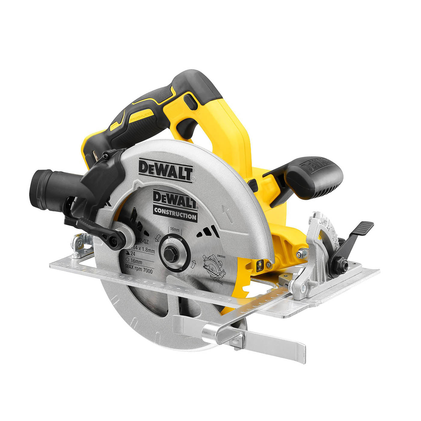 DeWalt Circular Saw DCS570N-XJ Cordless Compact LED Light 18V XR 184mm Body Only - Image 1