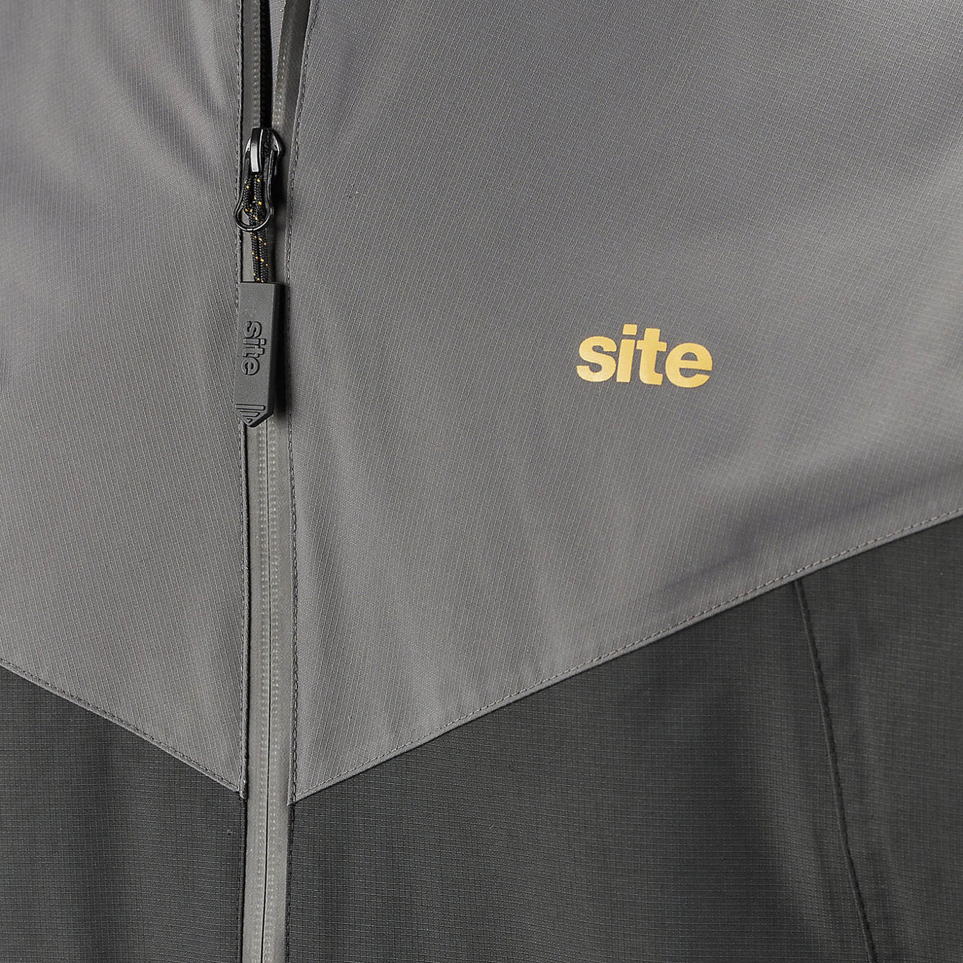 Site Messner Work Jacket Black Grey Large Heavy Duty Workwear - Image 10
