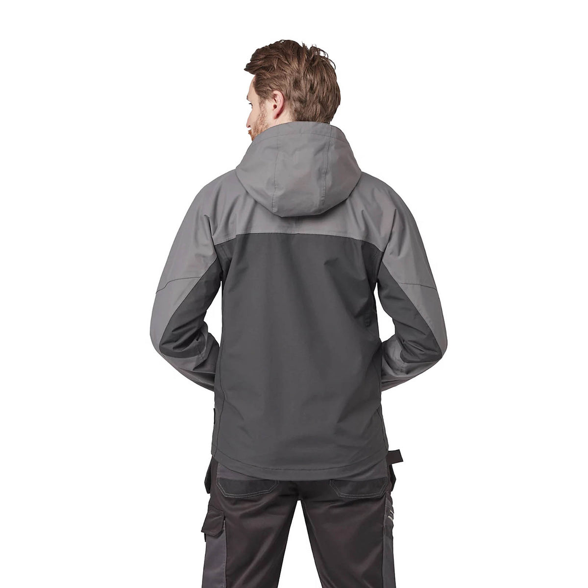 Site Messner Work Jacket Black Grey Large Heavy Duty Workwear - Image 7