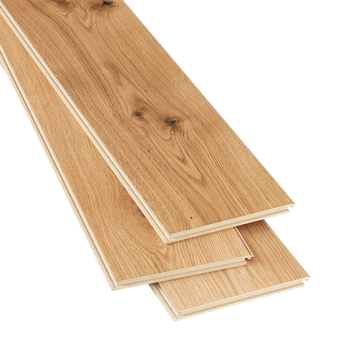 GoodHome Classy Natural Oak effect Composite Click flooring, 1.98m² - Image 1