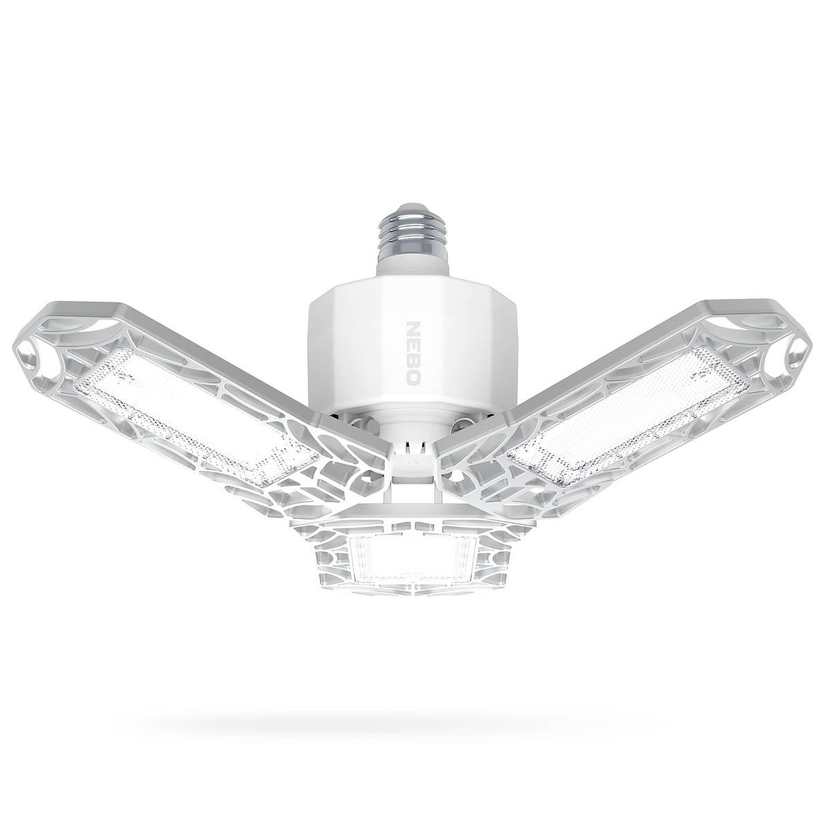 Nebo Work Light 3 Panels Integrated LED Adjustable Garages Basements 6000lm - Image 1