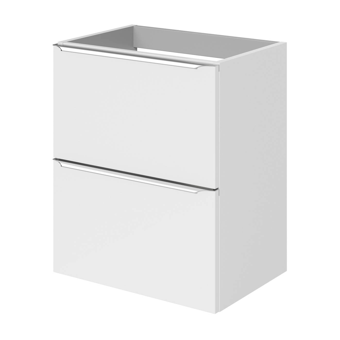 GoodHome Imandra Slimline Gloss White Wall-mounted Bathroom Cabinet (H) 600mm (W) 500mm - Image 1