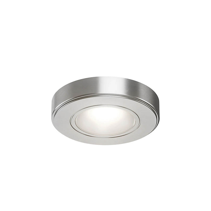 Under Cabinet LED Lights Round Variable White Silver Slimline (W)65mm Pack of 3 - Image 3