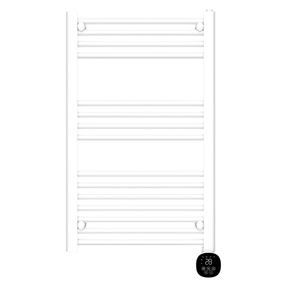 Electric Towel Rail Radiator Warmer Smart Vertical Electronic Thermostat White - Image 1