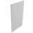 End Panel Gloss Light Grey Melamine-Faced Chipboard High-Gloss Finish 900mm - Image 1