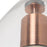 Pendant Ceiling Light LED Satin Copper Effect Adjustable Modern (Dia)250mm - Image 6