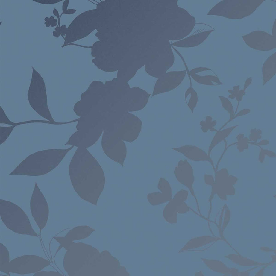 Laura Ashley Wallpaper Midnight Blue Floral Bold Smooth Patterned Modern - Image 4