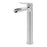 Basin Mixer Tap Tall Gloss Chrome Round Deck-Mounted Manual Single Lever Modern - Image 1