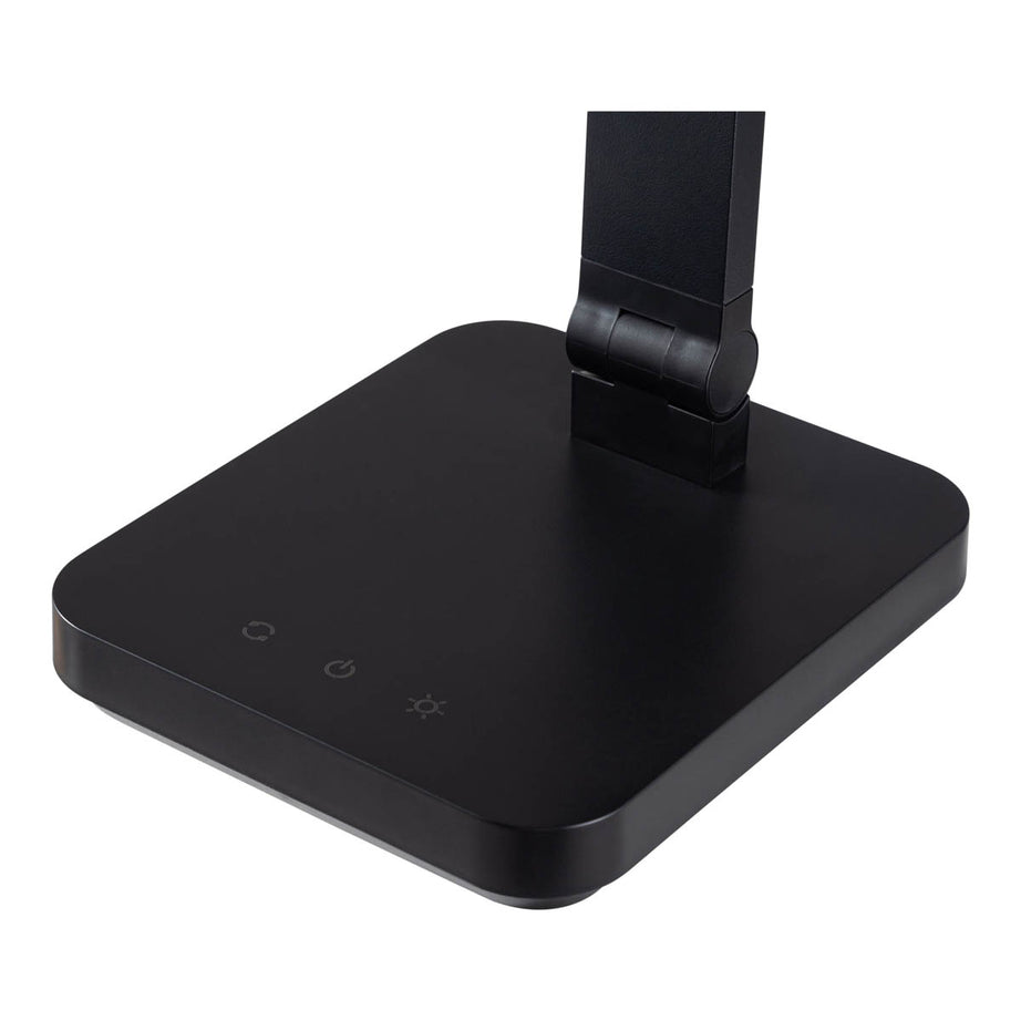 LED Table Lamp Matt Black Dimmable 350lm Touch Control Living Bedroom Office - Image 9