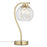 Table Lamp Dimmable Touch Control Gold Glass Metal G9  Living Room Bedroom 36cm - Image 1