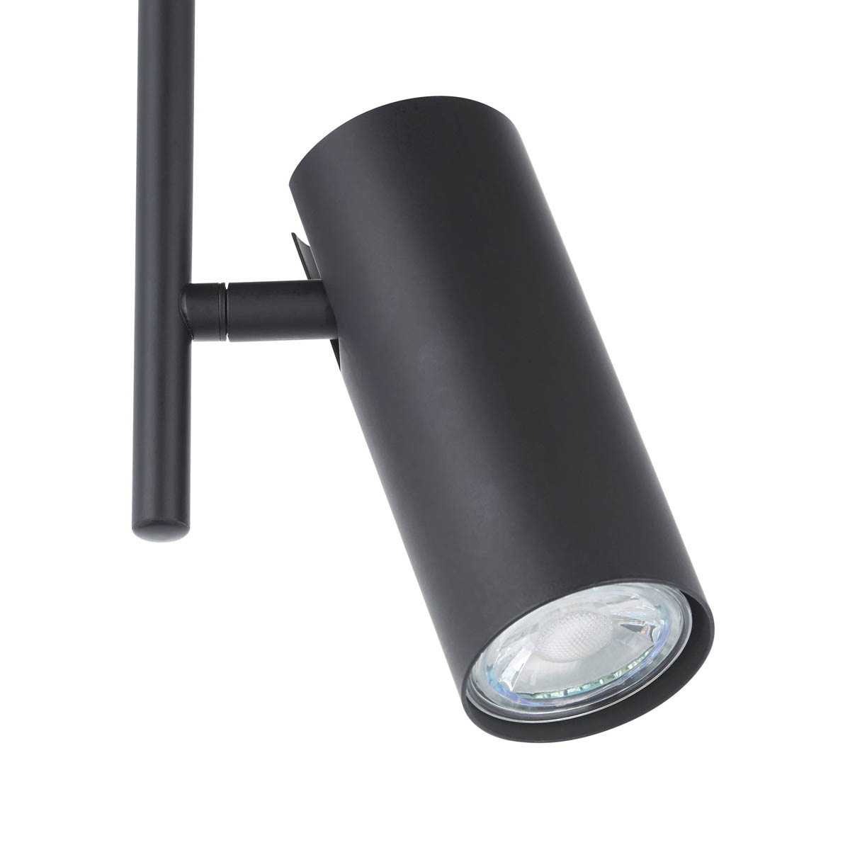 Spotlight 3 Light Matt Black Metal Adjustable Heads Dimmable Modern (H)350 mm - Image 5