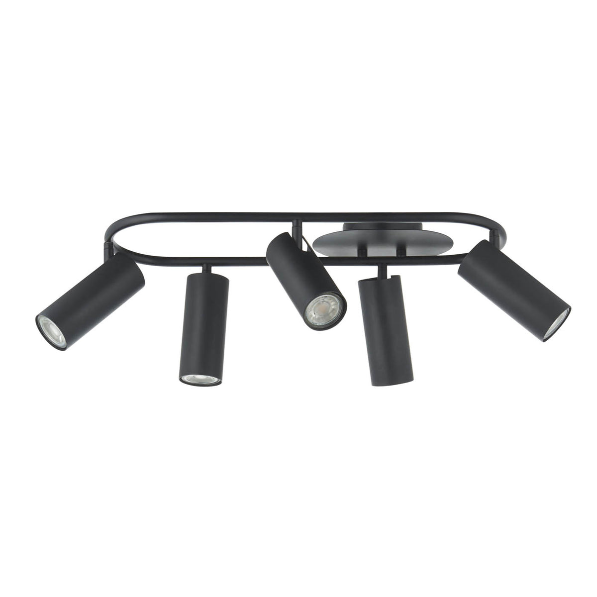LED Ceiling Spot Light Multi Arm Matt Black Dimmable Adjustable Heads Metal - Image 3