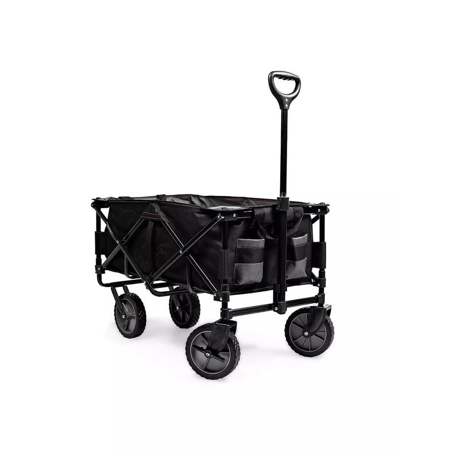 Black+Decker Collapsible Wagon Garden Cart Trolley Wheelbarrow Folding 80kg - Image 5