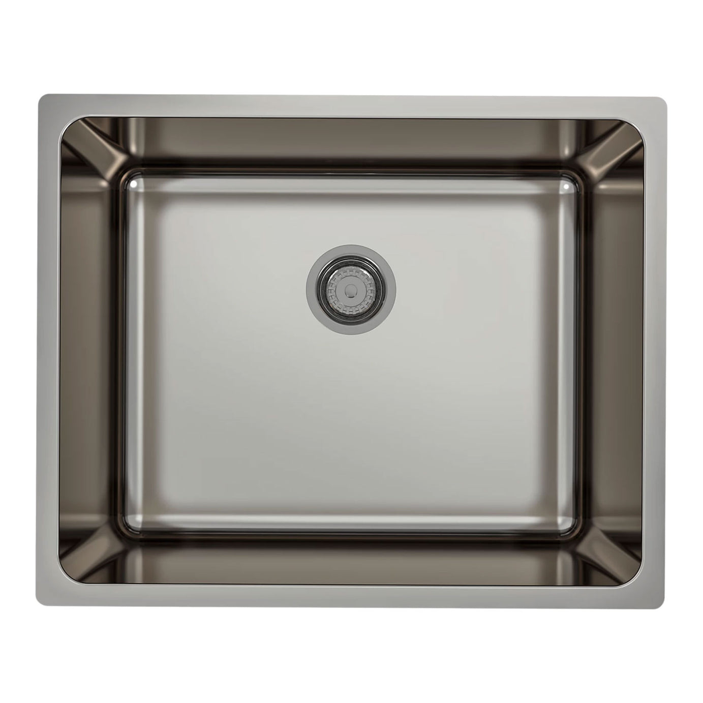 GoodHome Villach 1 Bowl Kitchen Sink Stainless Steel 440x440mm - Image 2