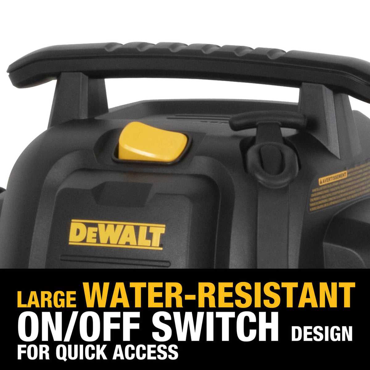 DeWalt Wet And Dry Vacuum Cleaner DXV25SA Industrial Corded Wheeled Durable 25L - Image 8