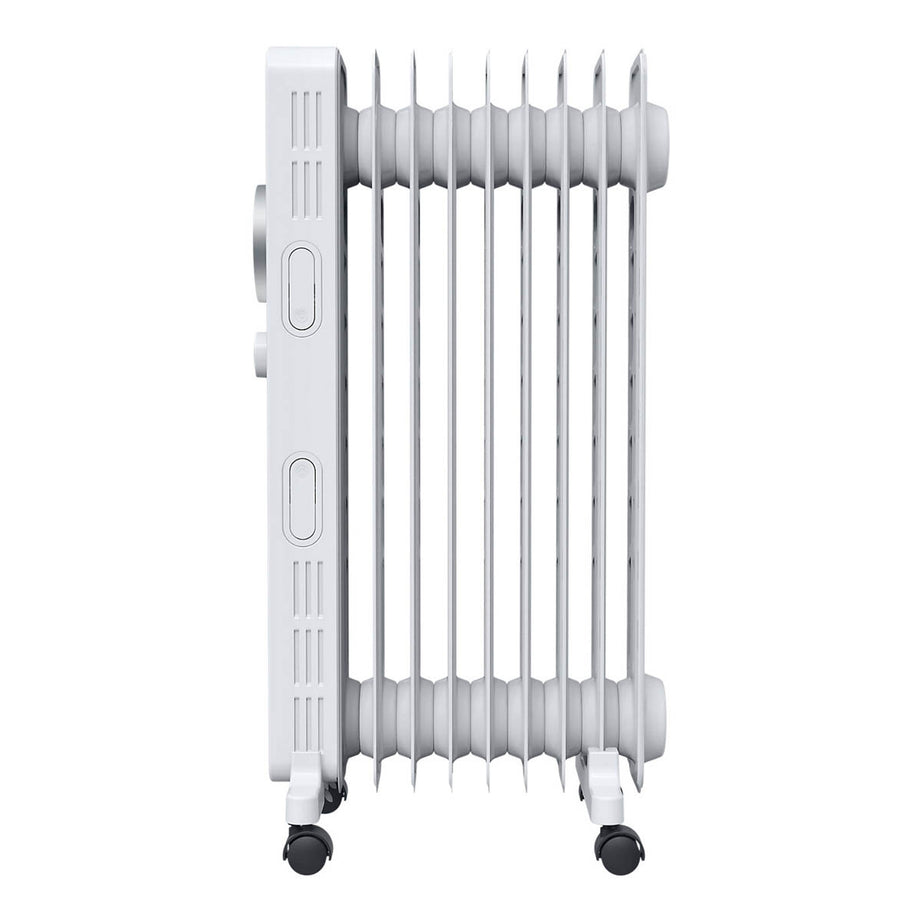 Oil Filled Radiator Electric 2000W 3 Heat Settings White Adjustable Thermostat - Image 6