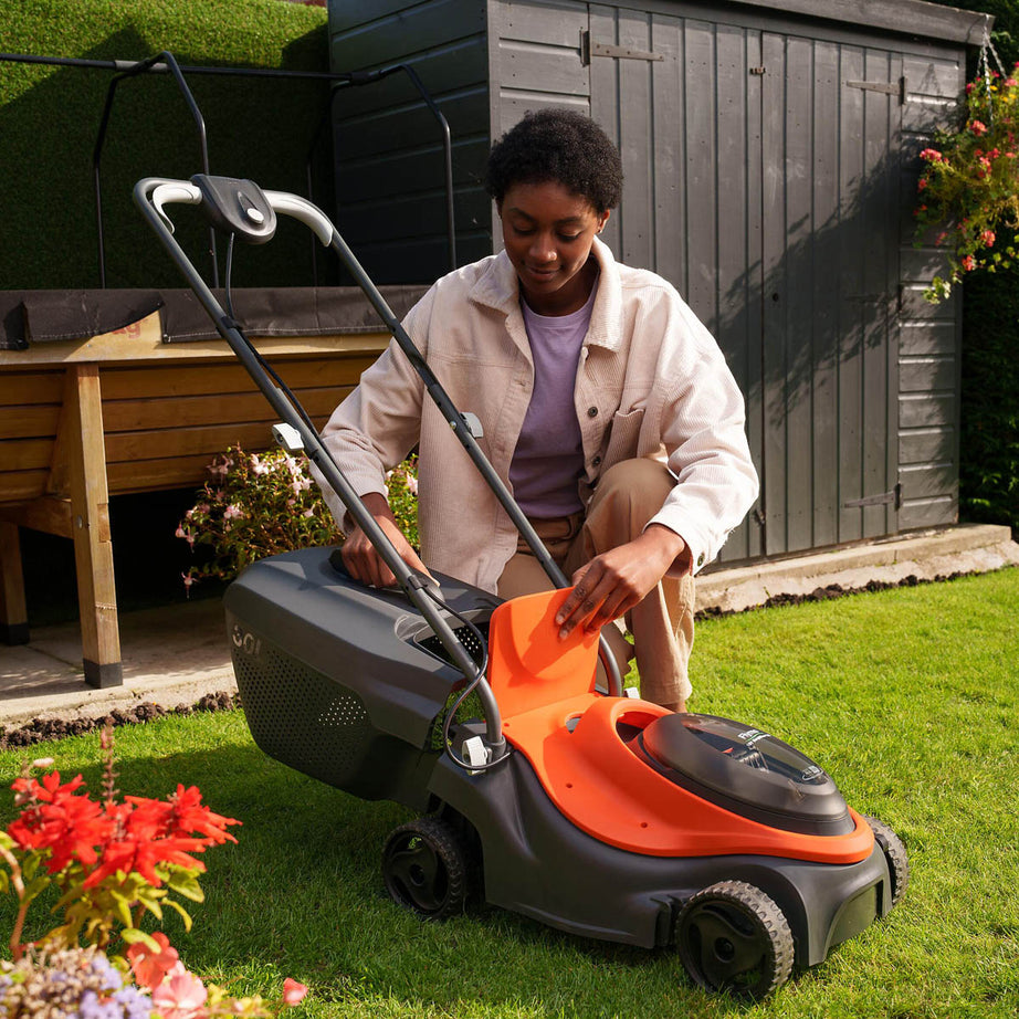 Flymo Lawnmower Cordless 18V 4Ah Li-ion 18VSimplimow320Kit  Rotary Grass Cutter - Image 2